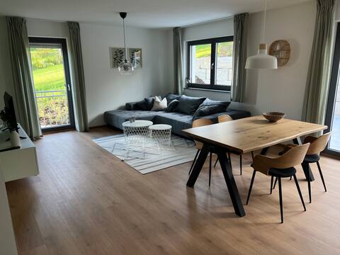 Apartment Burgus (75 sqm) with free Wi-Fi (apartments on the Jura)