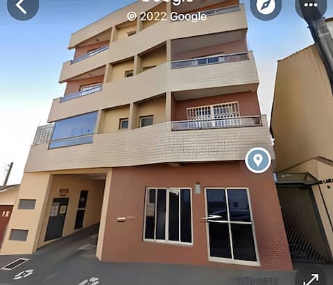 Central apartment with en-suite, bedroom and garage.
