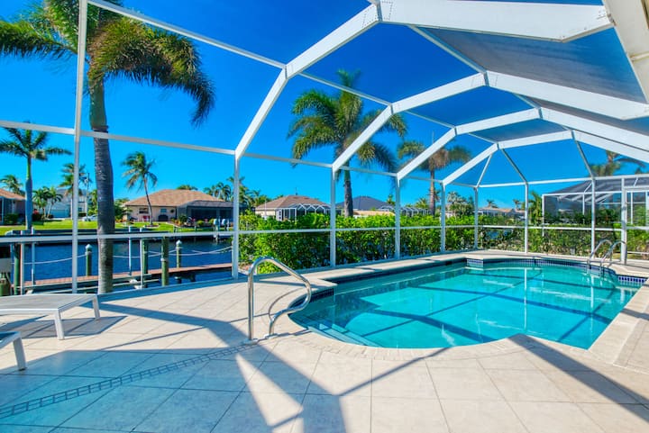 Villa Four Palms  Heated Pool | Gulf Access - 薩尼伯爾島