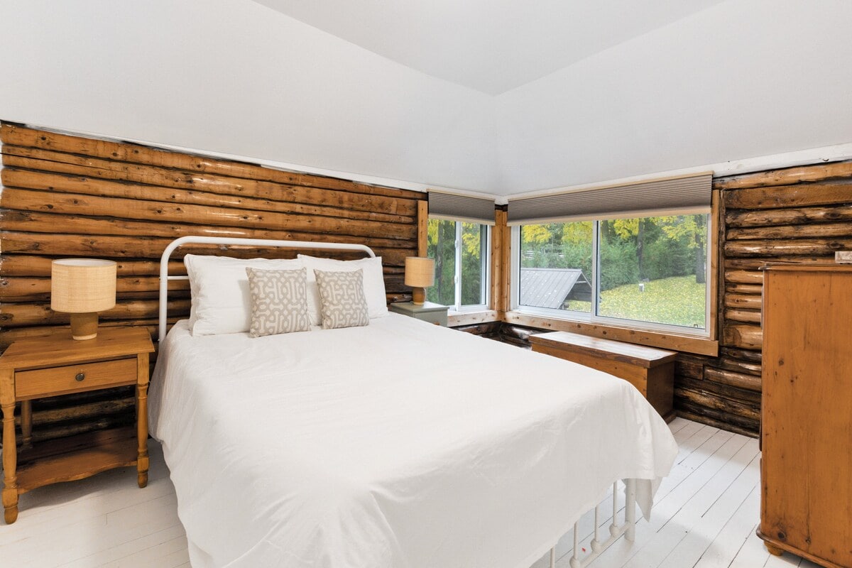 Let the first sunlight wake you up, close the blinds, and sleep a bit longer.