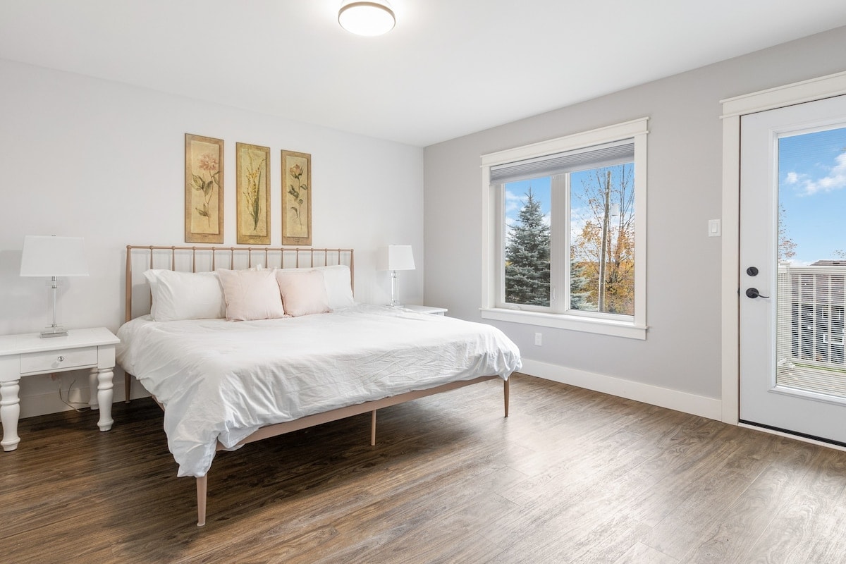 The plushy mattress provides all the rest after an exciting day of outdoor adventures and activities.