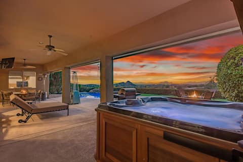 Popular Airbnb listing: Scottsdale Sunset Retreat | Patio, Spa & Views in East Scottsdale