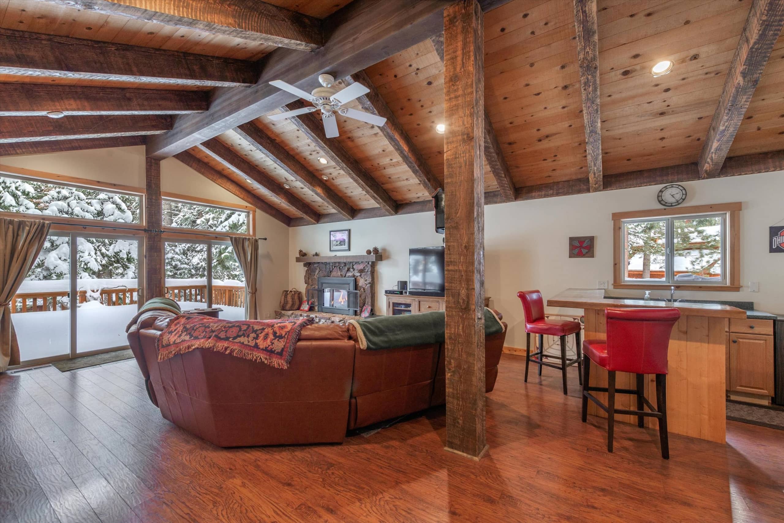 Lake Views, 3 Decks & Woodstove in Tahoe City - Photo 17