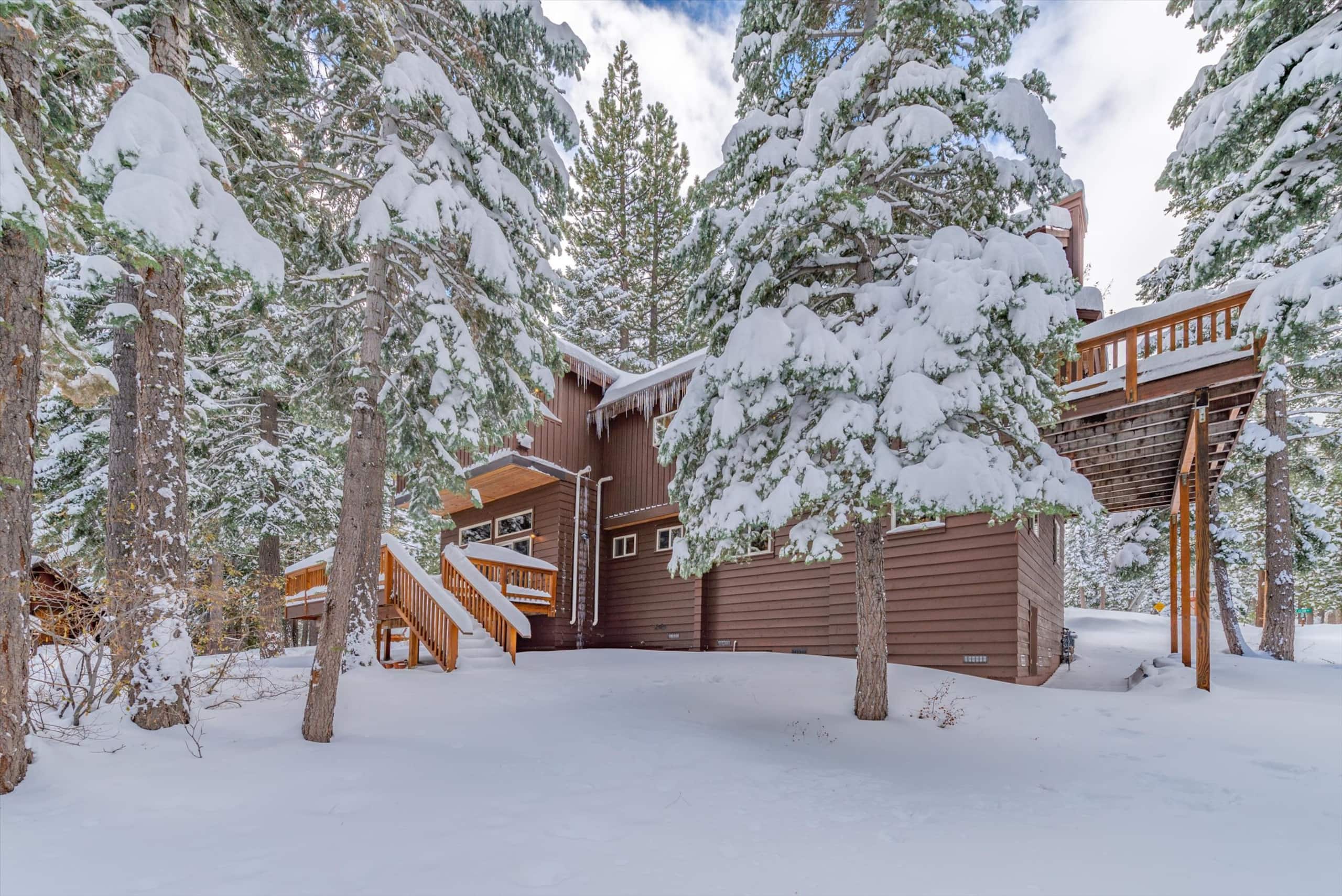 Lake Views, 3 Decks & Woodstove in Tahoe City - Photo 12