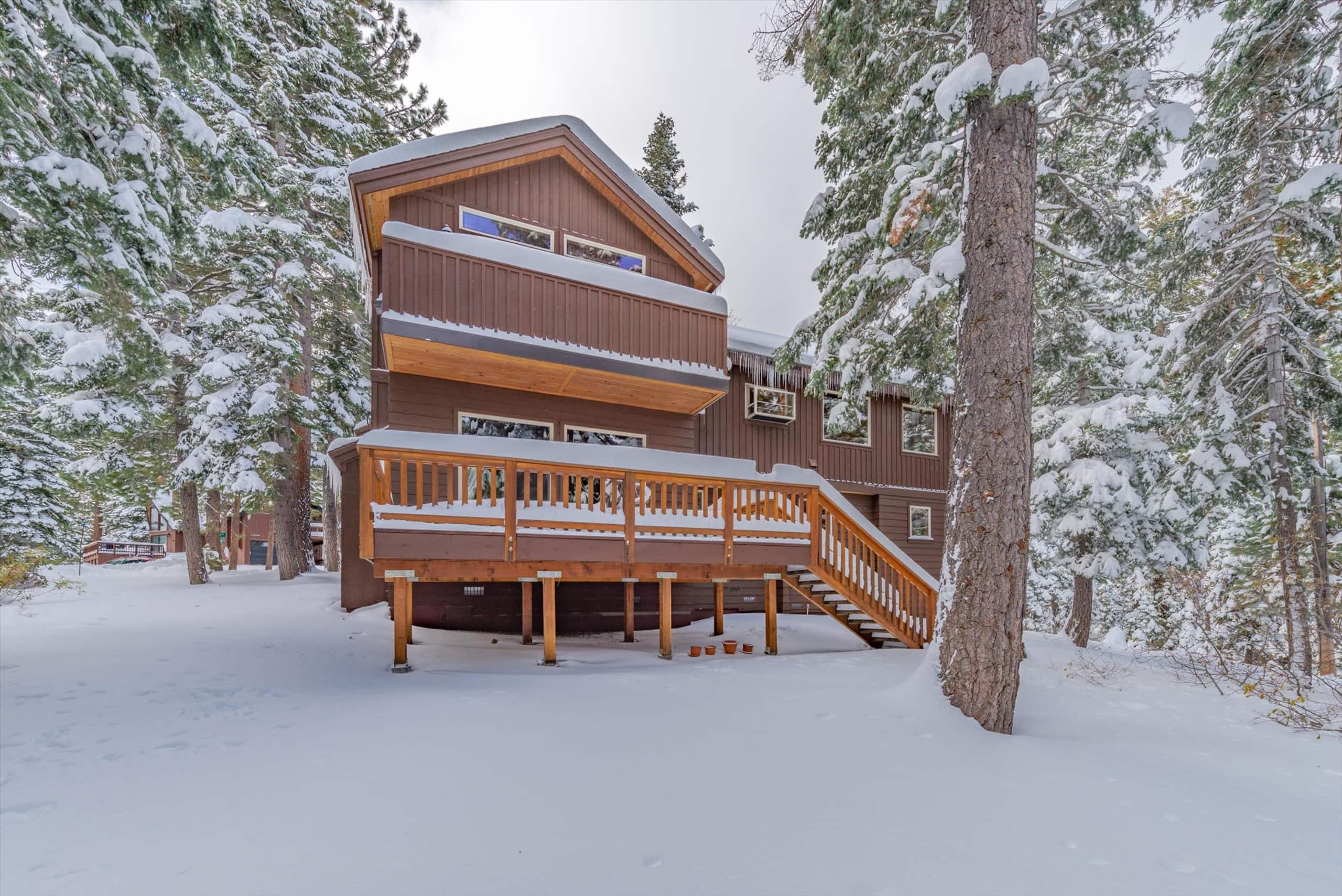 Lake Views, 3 Decks & Woodstove in Tahoe City - Photo 10