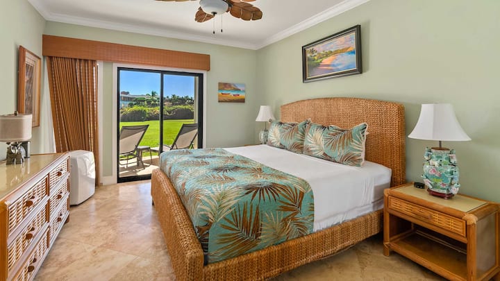Poipu Sands at Poipu Kai Resort #412 - Master Bedroom Suite & Lanai View - Parrish Kauai