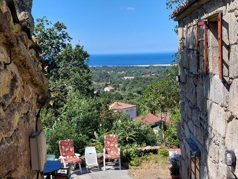 Restored house with dream garden in Carnota