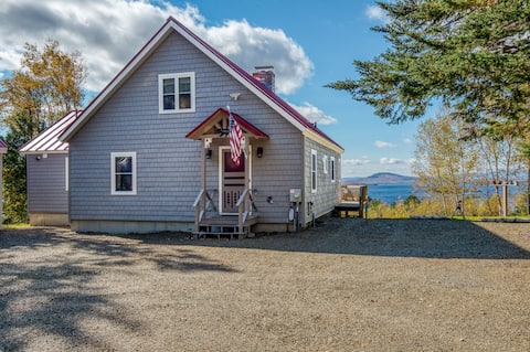 A Lookout at 'The Overlook' -View of Rangeley Lake
