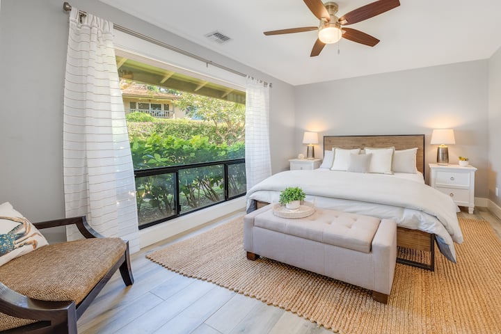 ห้องนอนสำหรับผู้เข้าพักพร้อมเตียงคิงไซส์และแสงธรรมชาติที่ดีเยี่ยม