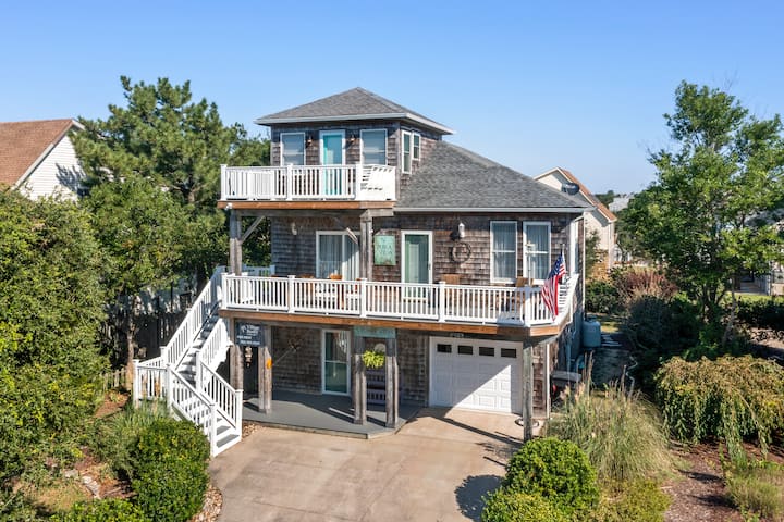 Pura Vida: Water Views | Private Backyard - Kitty Hawk, NC