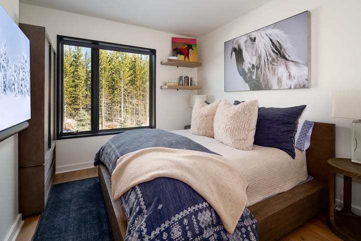 Intérieur, décoration intérieure, lit, chambre, meubles