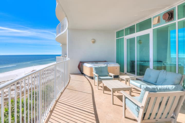 Turquoise C601-Beach Front w/ Private Hot Tub - Airbnb