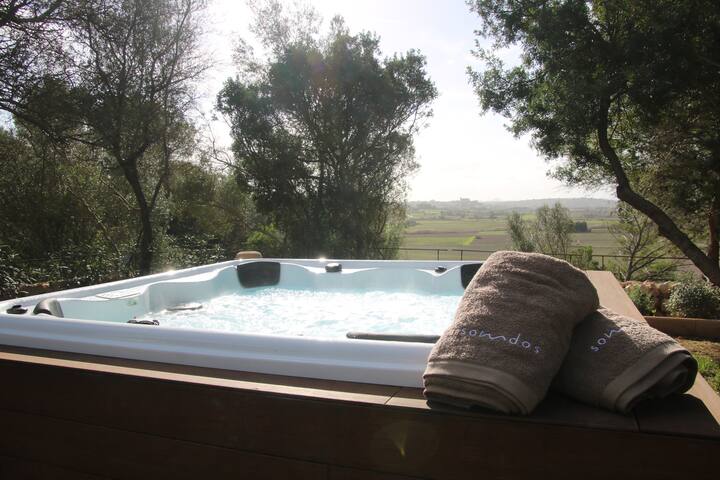 Es Mirador de Vernissa. Jacuzzi, sauna and pool gallery image 3