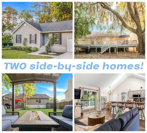 2 Homes Side-by-Side! near Tybee