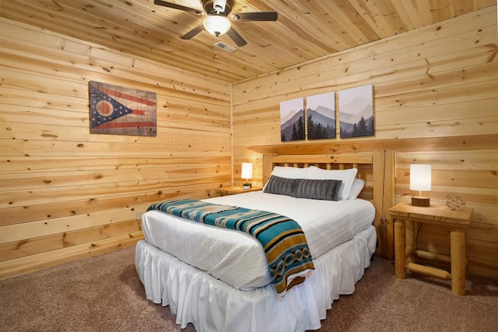 The lower bedroom will stay naturally cooler than the others.