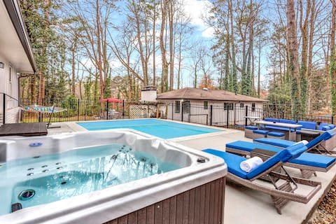 Secluded ATL City Retreat | Pool | HotTub | 14