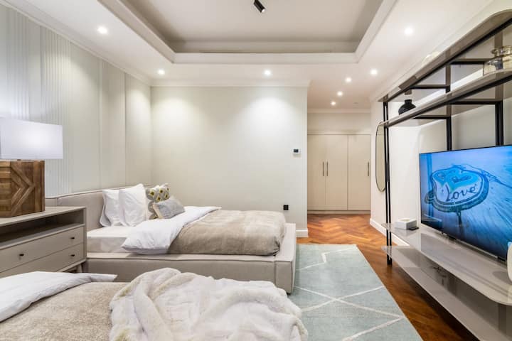 Twin suite with walk through wardrobes and luxury ensuite