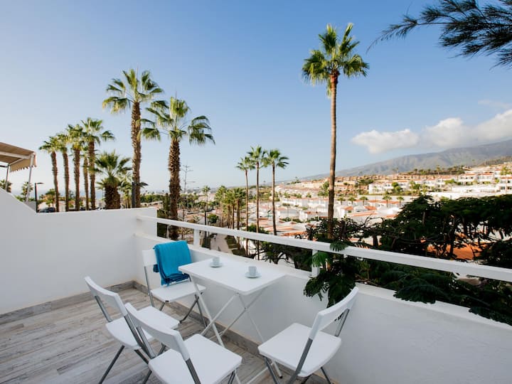 480 Un Village Insulaire Avec Terrasse, Vue Et Wifi - Costa Adeje