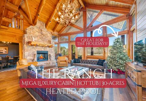 Luxury Retreat w/ Heated Pool - Sleeps 28