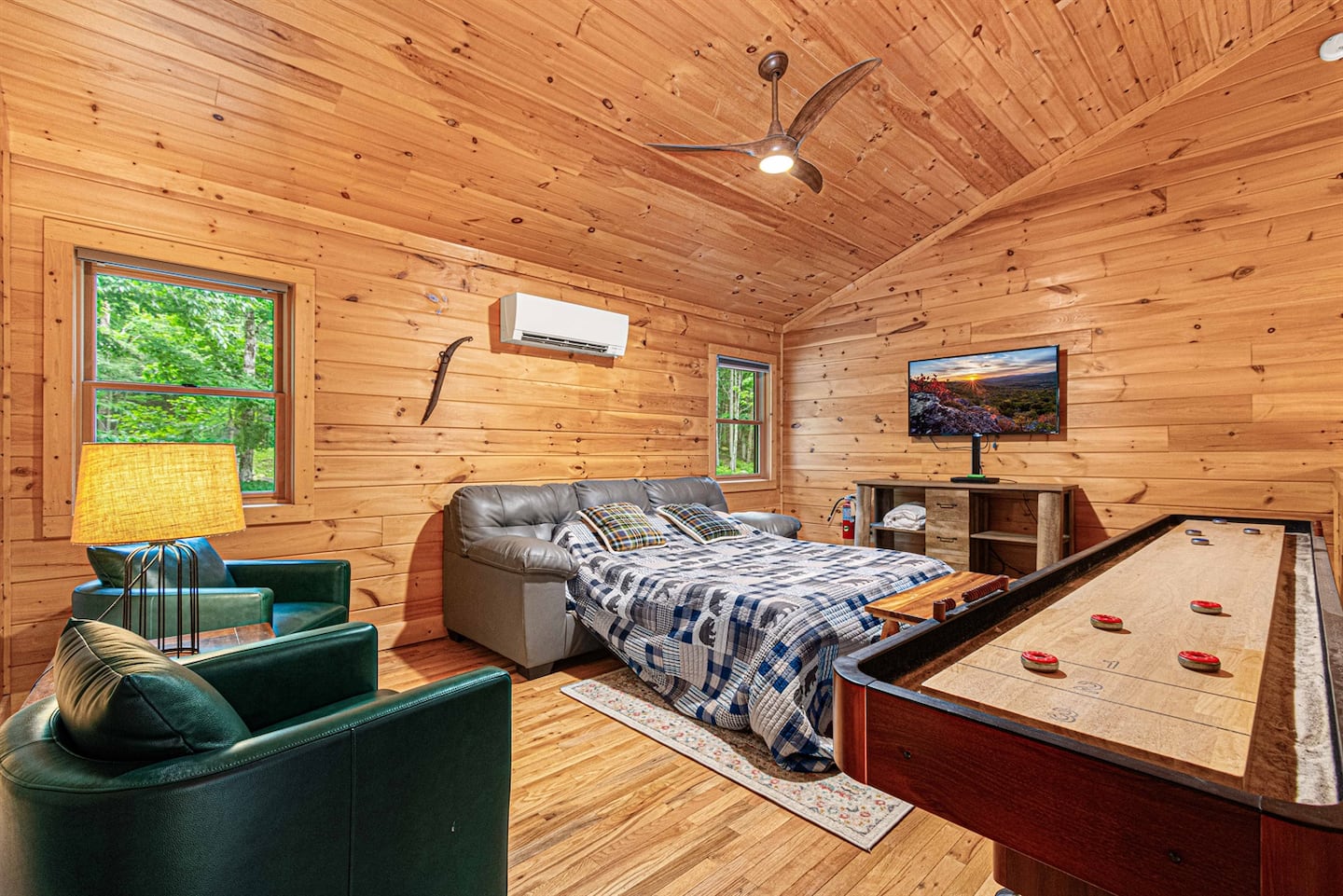 Loft with pullout sofa