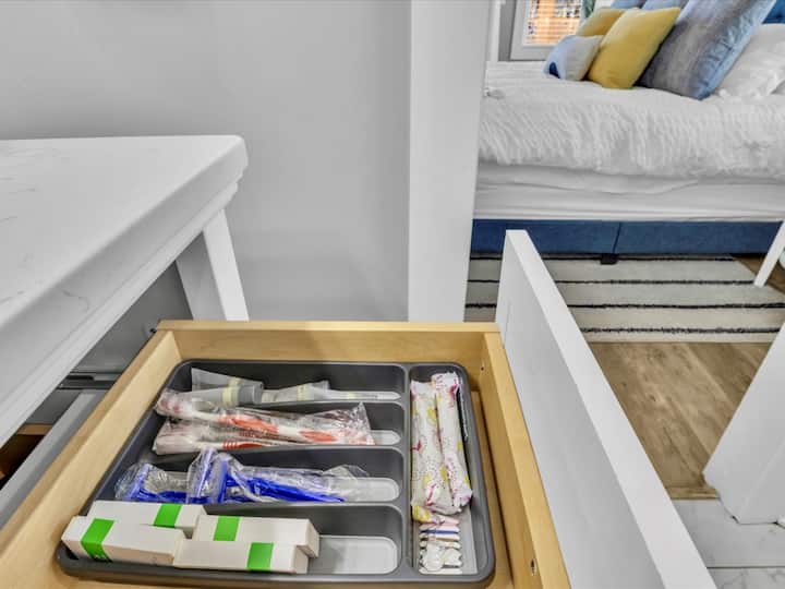 เราคิดถึงสิ่งอำนวยความสะดวกทั้งหมดที่คุณอาจต้องการเพื่อการเข้าพักที่สะดวกสบาย 