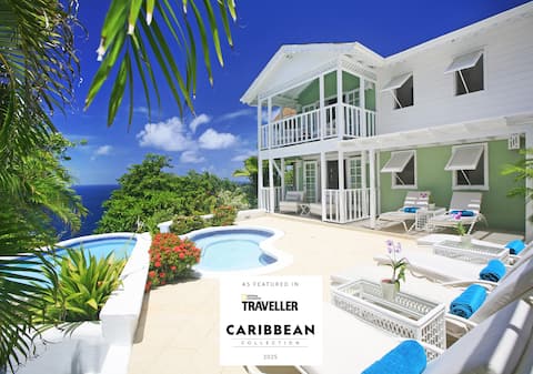 Saline Reef - Beautiful cliffside 3 bedroom villa