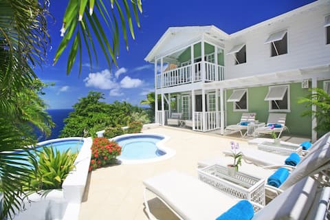 Saline Reef - Beautiful cliffside 3 bedroom villa