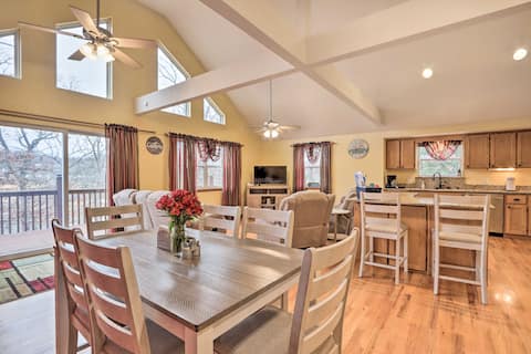 'Lazy RS Lakehouse' w/ Hot Tub & Dock in Warsaw!