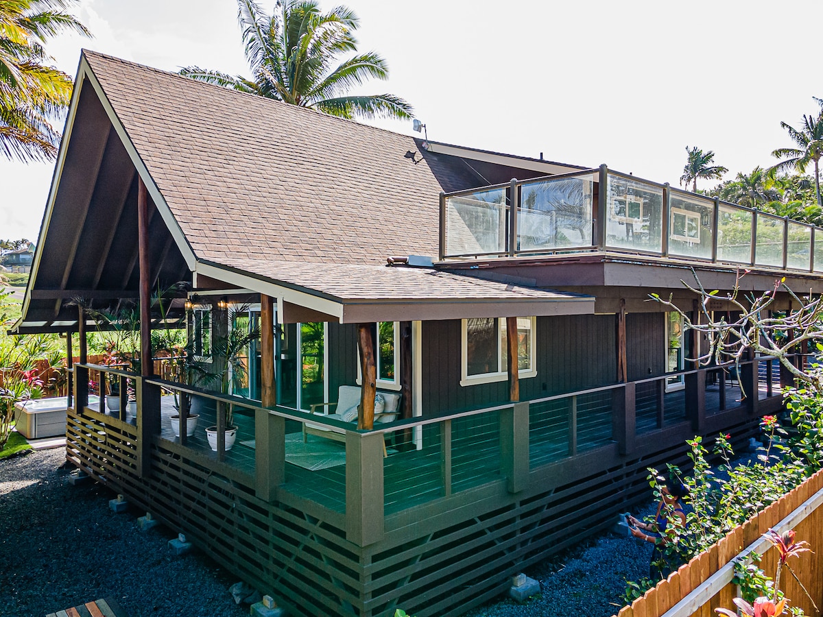 Zuki House 3BR Sleeps 6 Hot Tub 1 Block to Ocean - Houses for Rent