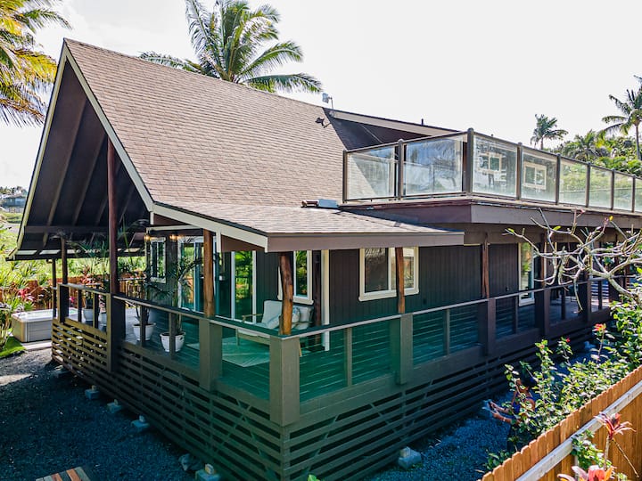 Zuki House 3BR Sleeps 6 Hot Tub 1 Block to Ocean - Houses for Rent