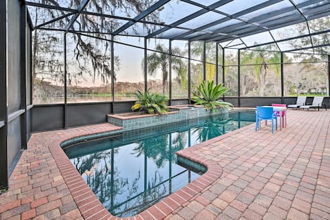 Riverfront DeLand Home w/ Pool, Near Daytona!