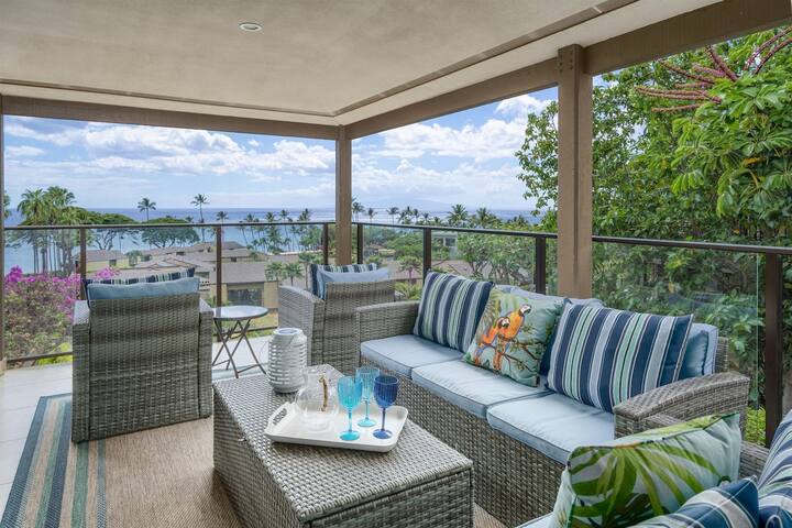 Wailea Elua: Huge Ocean Views, Pool, AC & Hot Tub gallery image 4