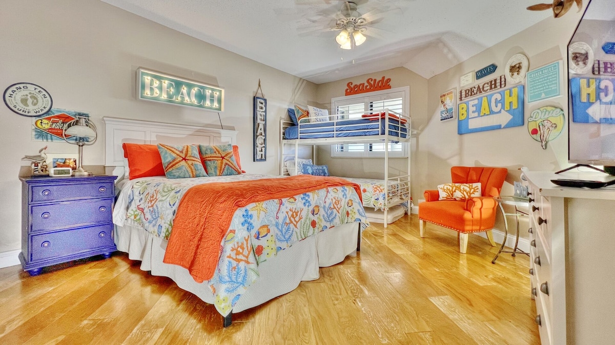 Ჯეფი და ჯინა - Ebb Tide 405 (ET405) - ახალი სმირნა-ბიჩი - 3 საძინებელი - 2 სააბაზანო - ატლანტის ოკეანე - წყლისპირა - პლაჟის წინა მხარე