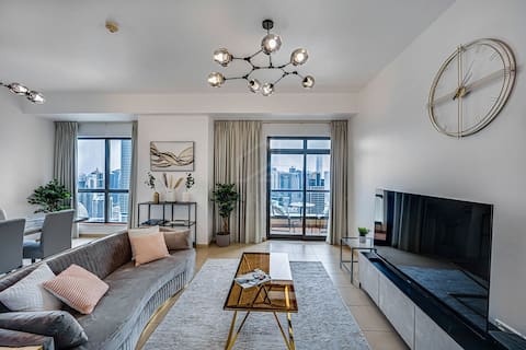 Spacious 2BD in Amwaj JBR near the beach