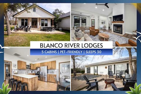 5 Homes | River Access | Fire Pit | Sleeps 30