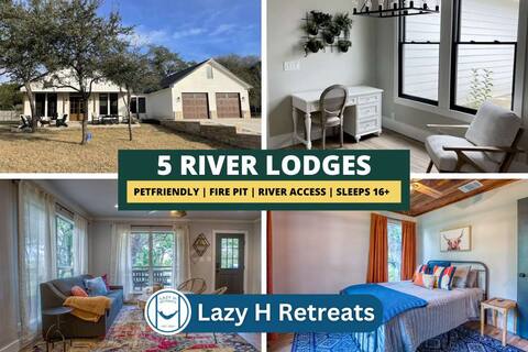 PetFriendly | Fire Pit | River Access | Sleeps 16+