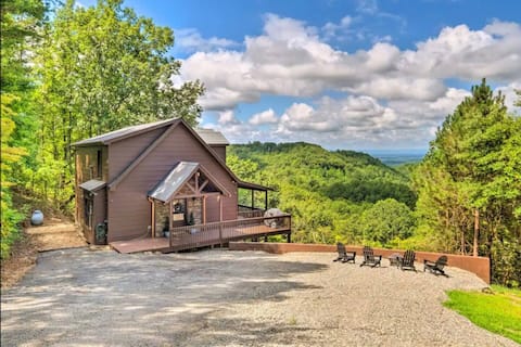 Family Cabin w/ Game Room, Fire Pit + Views