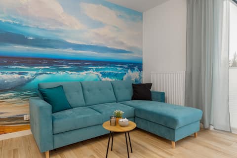 Popular Airbnb listing: Karsiborska 4 | Functional Apartment | Parking in Garz