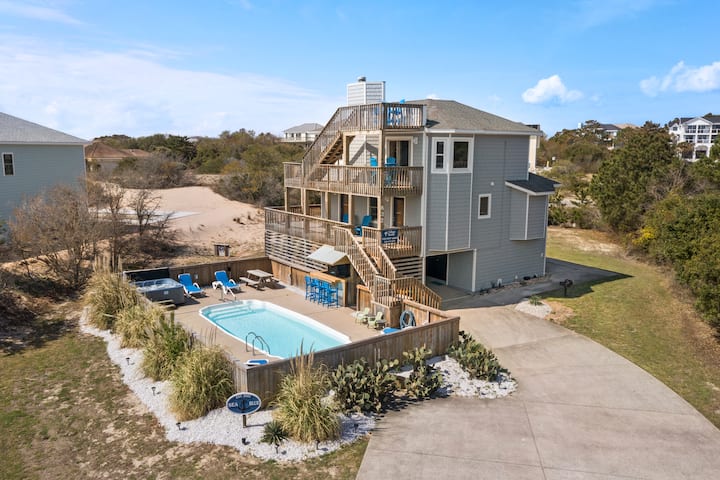 Sea Blue: Private Pool | Hot Tub - Corolla, NC