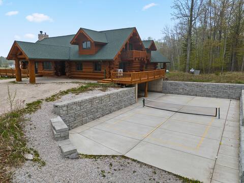 Log Cabin: Private Pickleball Court! Fish Creek