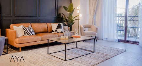 Successful Airbnb property: Modern 1BR Apartment with Balcony in Rahaal 2 in Umm Suqeim Third