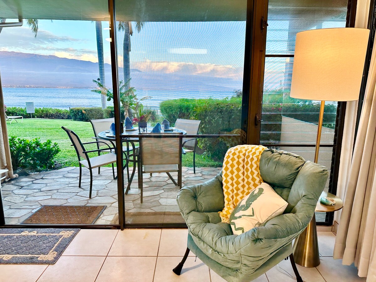 Top performing Airbnb: Steps to Beach! Ocean View Retreat | Pool +Hot Tub in Maalaea