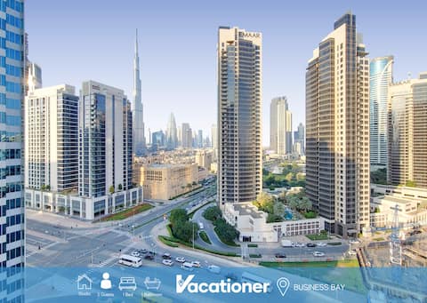 Bright Studio l Burj Khalifa View l Business Bay