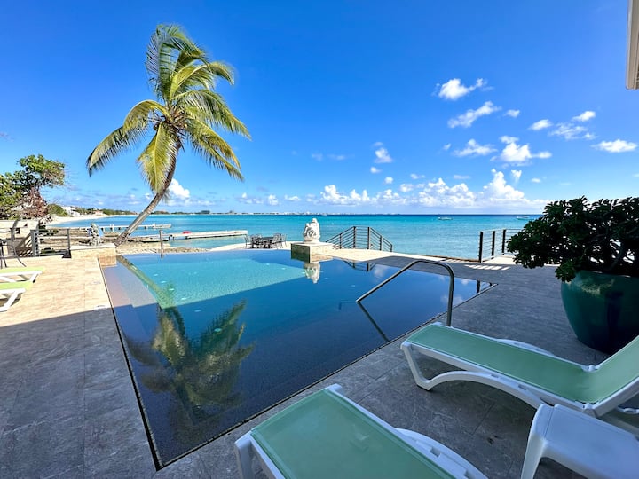 Seven Mile View #3a - Oceanfront Studio & Pool - West Bay