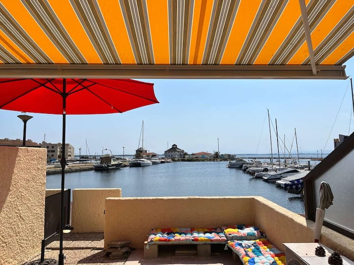 Appartement 2 Pièces Climatisé Au Rez-de-chaussée - Le Barcarès