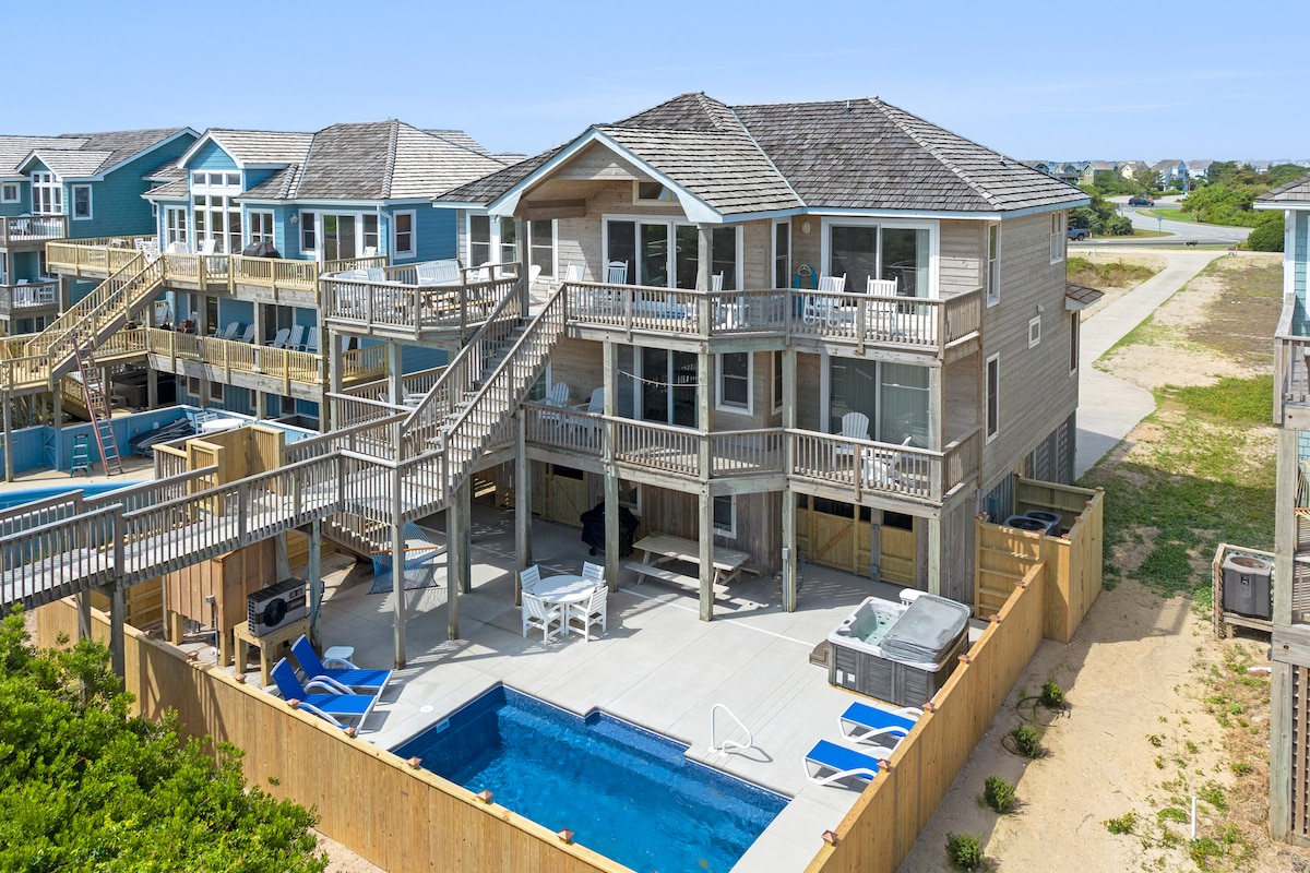 Ballahack Cottage: Oceanfront, Private Pool & Spa