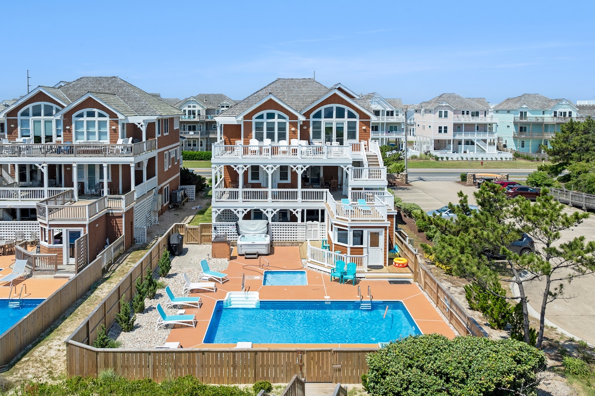 Satisfaction: Oceanfront, Saltwater Pool, Rec Room