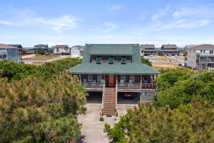 Teacher's Lair: Oceanview, Short Walk To Beach - Nags Head, NC