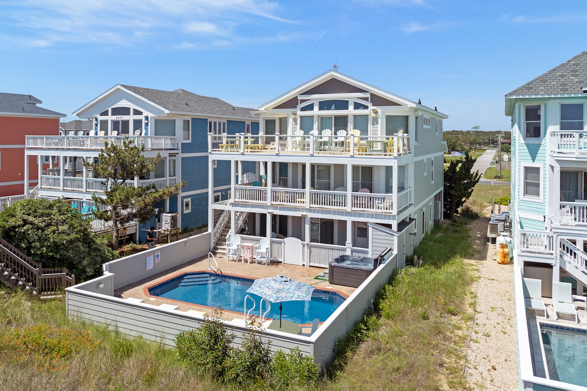 Heaven By The Sea: Oceanfront, Pool, Spa, Elevator