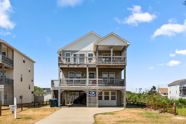 The Legacy: Semi-oceanfront, Private Pool, Spa - Nags Head, NC